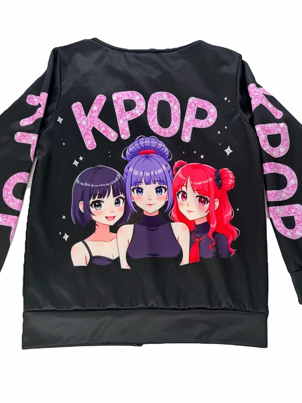 Kpop Hooded Lightweight Jacket Size 5/6 Girls' - Picture 5 of 12